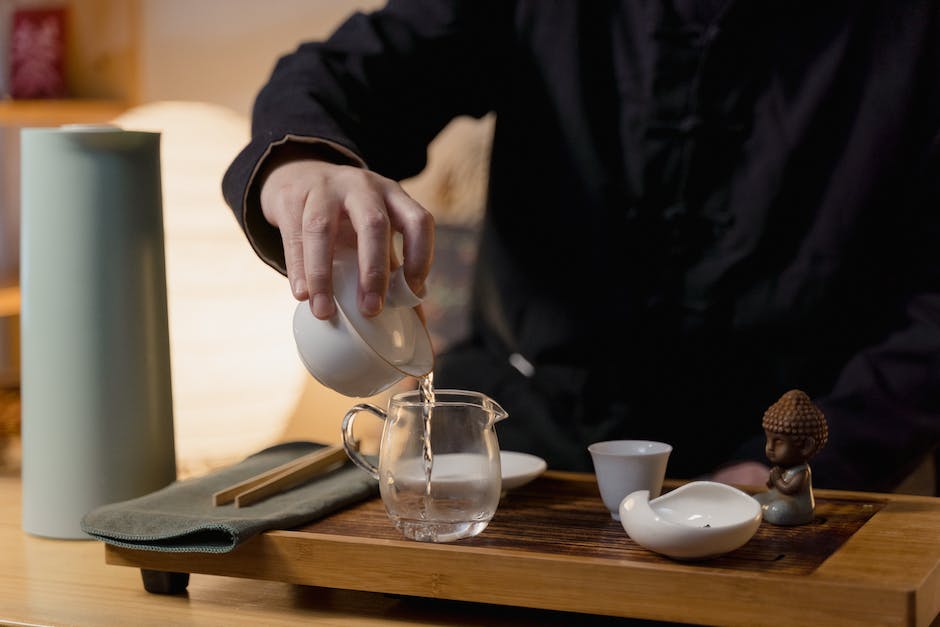  Grüner Tee Mischen mit nicht kochendem Wasser